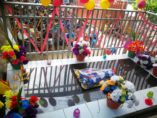 Dad'S Resting Place, Overlooking The Guests Who Came To Pay Him Final Respects